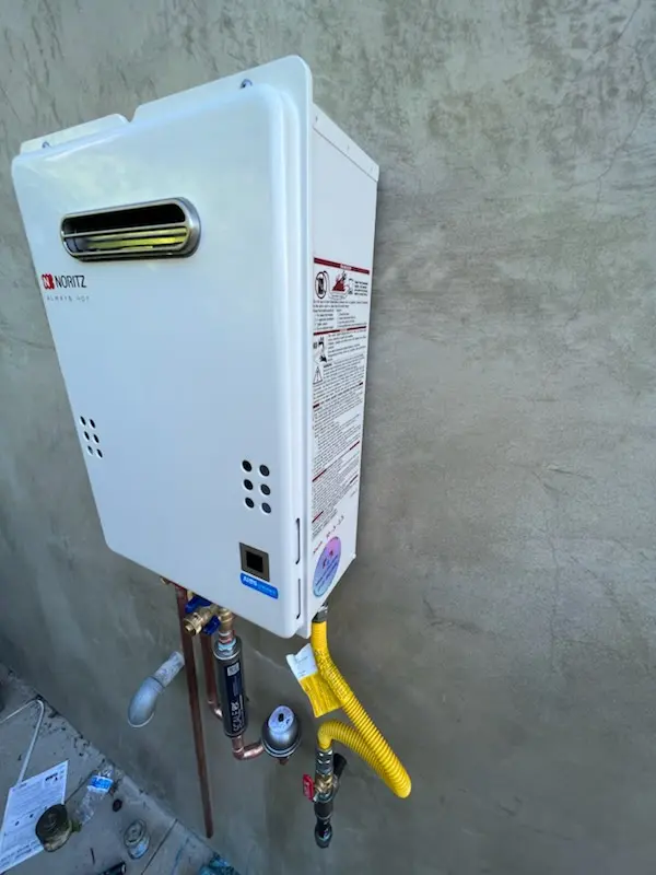 Tankless water heater installation for Village Green homes